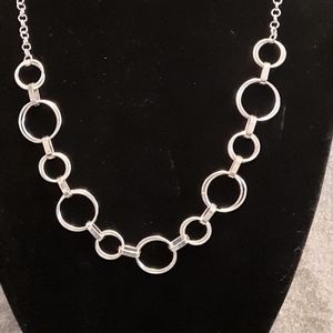 Vintage GV9 silver necklace